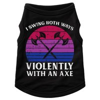 Bisexual I Swing Both Ways Axe Bi Pride Flag Lgbtq Doggie Tank