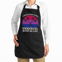 Bisexual I Swing Both Ways Axe Bi Pride Flag Lgbtq Apron