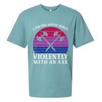 Bisexual I Swing Both Ways Axe Bi Pride Flag Lgbtq Sueded Cloud Jersey T-Shirt