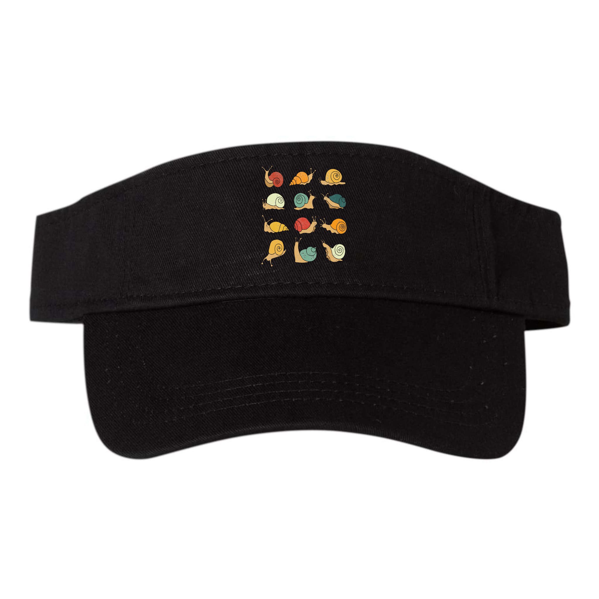 Beautifully Illustrated Snails Vintage Snail Lover Visor