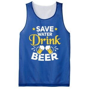 Beer Ing Save Water Beer Funny Oktoberfest Gift Mesh Reversible Basketball Jersey Tank