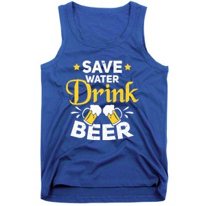 Beer Ing Save Water Beer Funny Oktoberfest Gift Tank Top