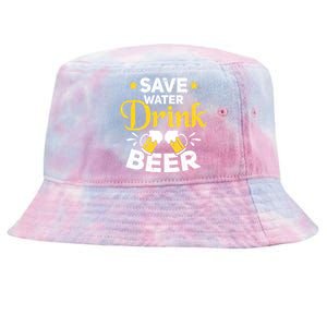 Beer Ing Save Water Beer Funny Oktoberfest Gift Tie-Dyed Bucket Hat