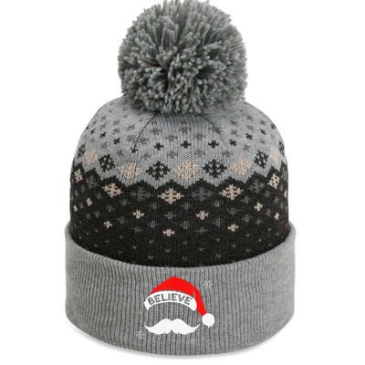 Believe In Santa Claus Christmas Xmas Santa Hat The Baniff Cuffed Pom Beanie