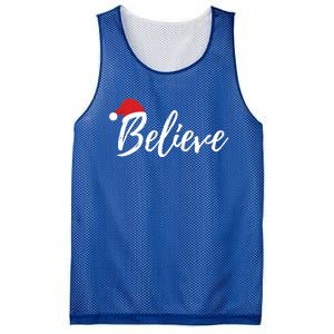 Believe In Santa Claus Cool Gift Christmas Cool Gift Mesh Reversible Basketball Jersey Tank