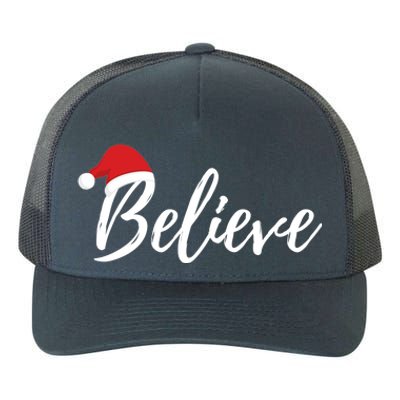 Believe In Santa Claus Cool Gift Christmas Cool Gift Yupoong Adult 5-Panel Trucker Hat