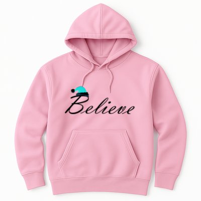 Believe In Santa Cute Christmas Gift Hoodie