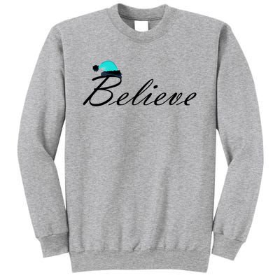 Believe In Santa Cute Christmas Gift Sweatshirt