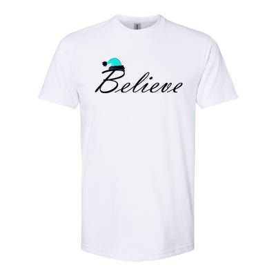 Believe In Santa Cute Christmas Gift Softstyle CVC T-Shirt