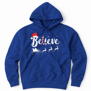 Believe In Santa Claus Believe Christmas Pajama Christmas Hoodie