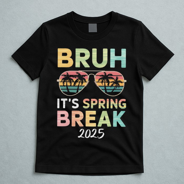 Bruh It's Spring Break 2025 Funny N College Spring Break T-Shirt