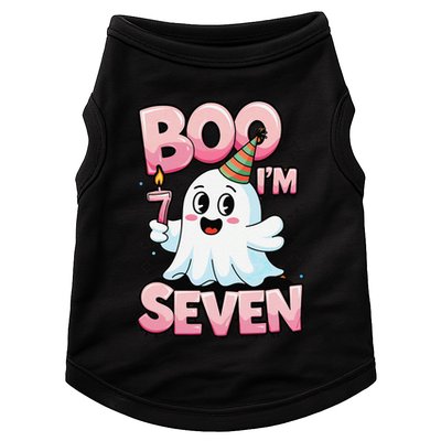 Boo IM Seven Ghost Theme For October Doggie Tank