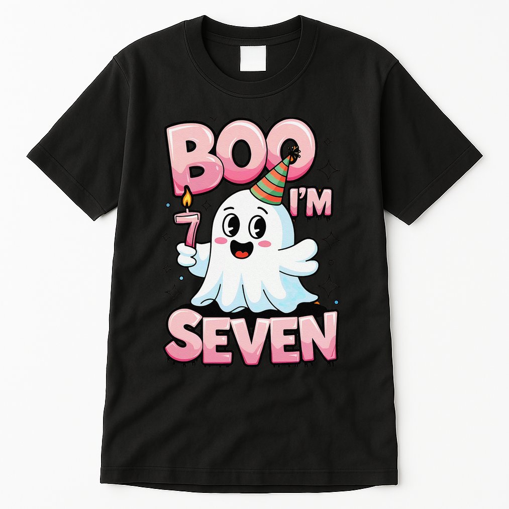 Boo IM Seven Ghost Theme For October Tall T-Shirt