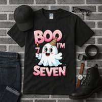 Boo IM Seven Ghost Theme For October Tall T-Shirt