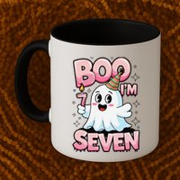 Boo IM Seven Ghost Theme For October Mug