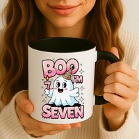 Boo IM Seven Ghost Theme For October Mug