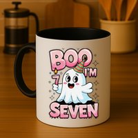 Boo IM Seven Ghost Theme For October Mug