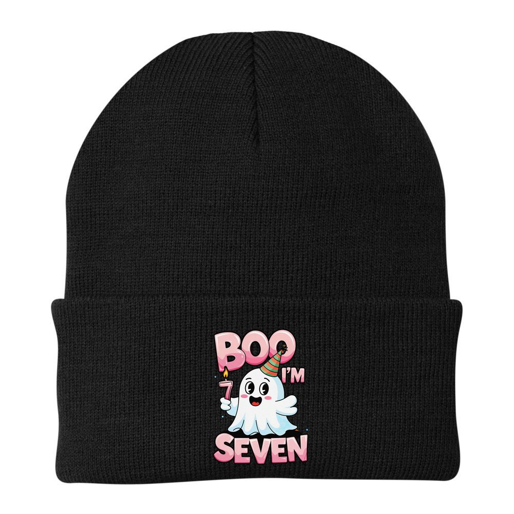 Boo IM Seven Ghost Theme For October Beanie