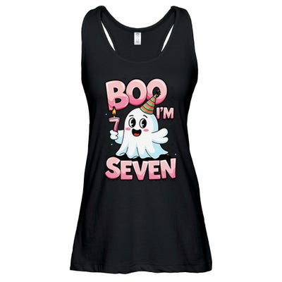 Boo IM Seven Ghost Theme For October Ladies Essential Flowy Tank