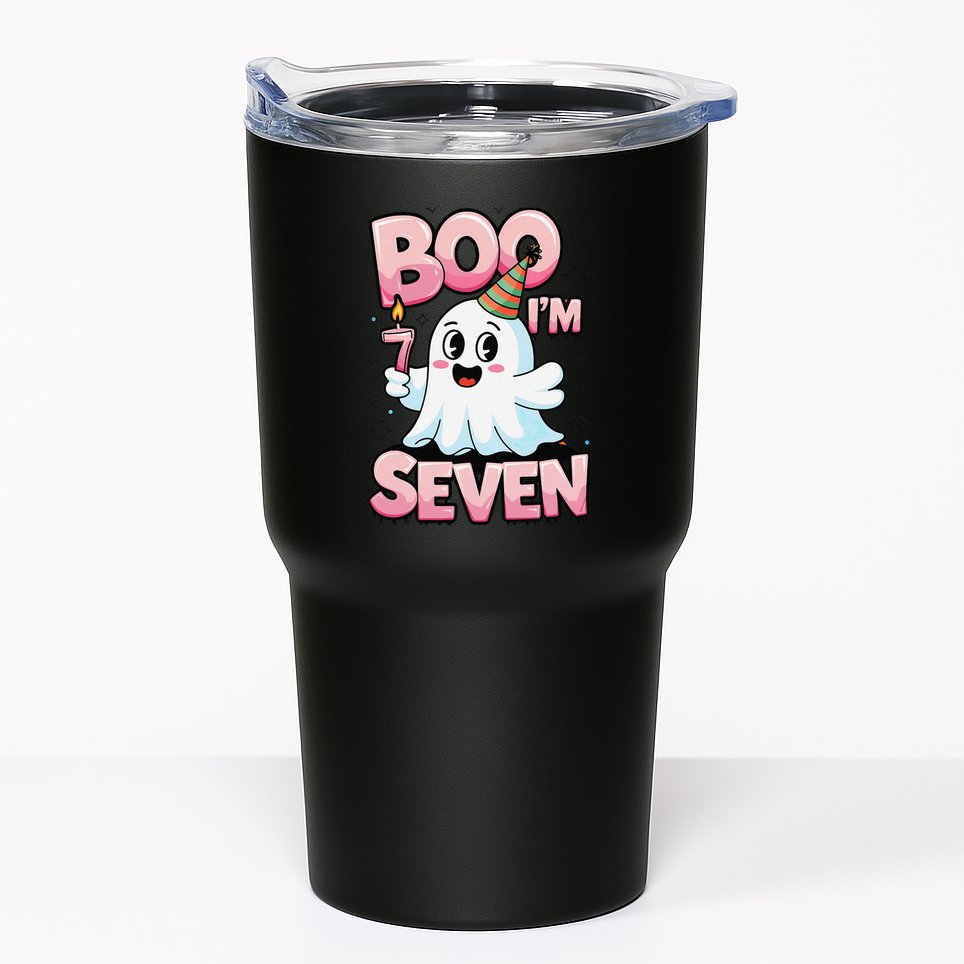 Boo IM Seven Ghost Theme For October Tumbler