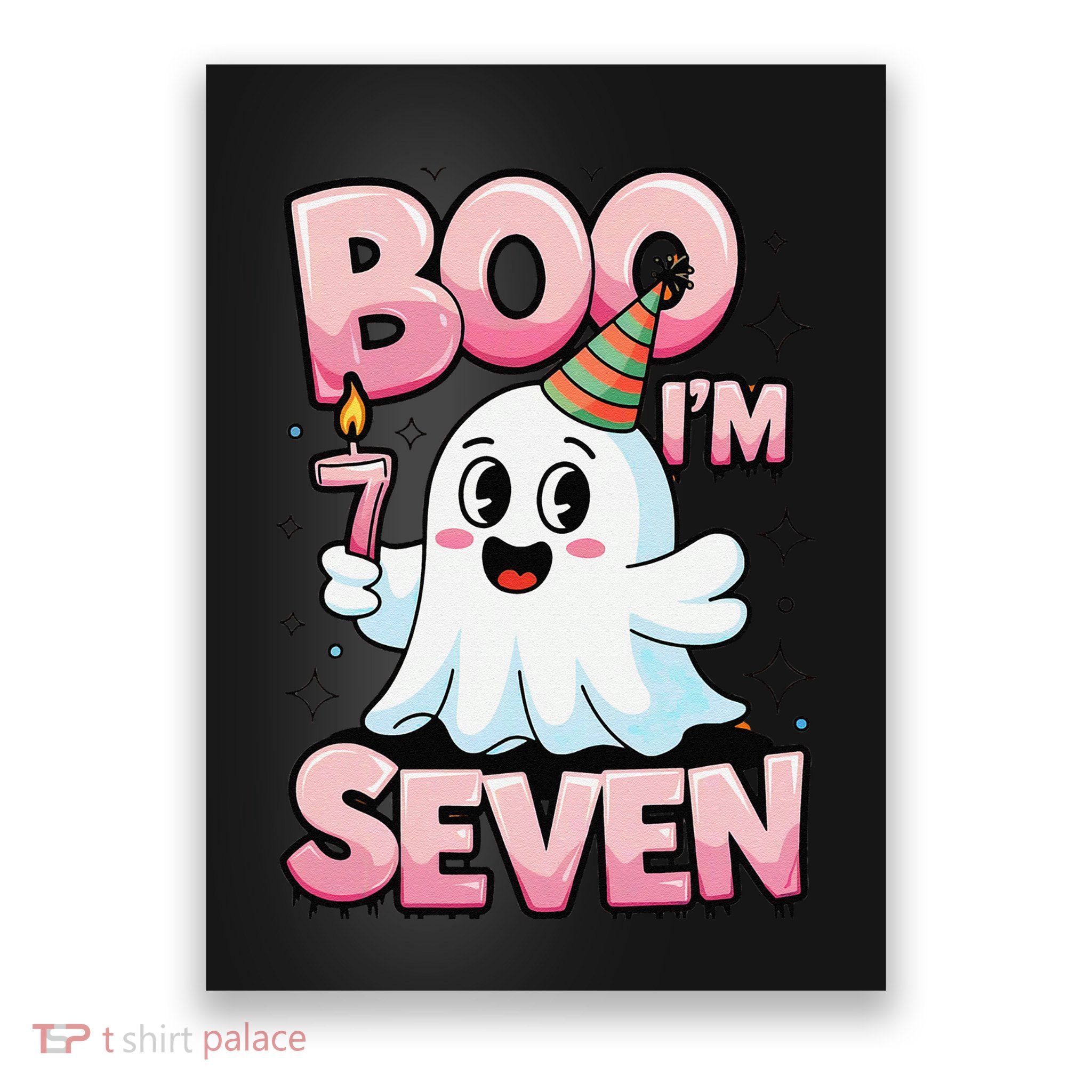Boo IM Seven Ghost Theme For October Poster