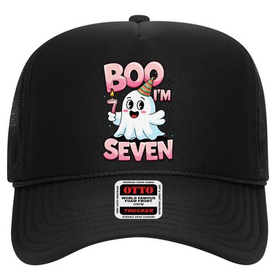 Boo IM Seven Ghost Theme For October Trucker Hat