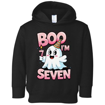 Boo IM Seven Ghost Theme For October Toddler Hoodie
