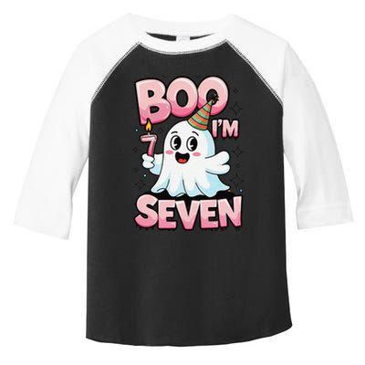 Boo IM Seven Ghost Theme For October Toddler Fine Jersey T-Shirt