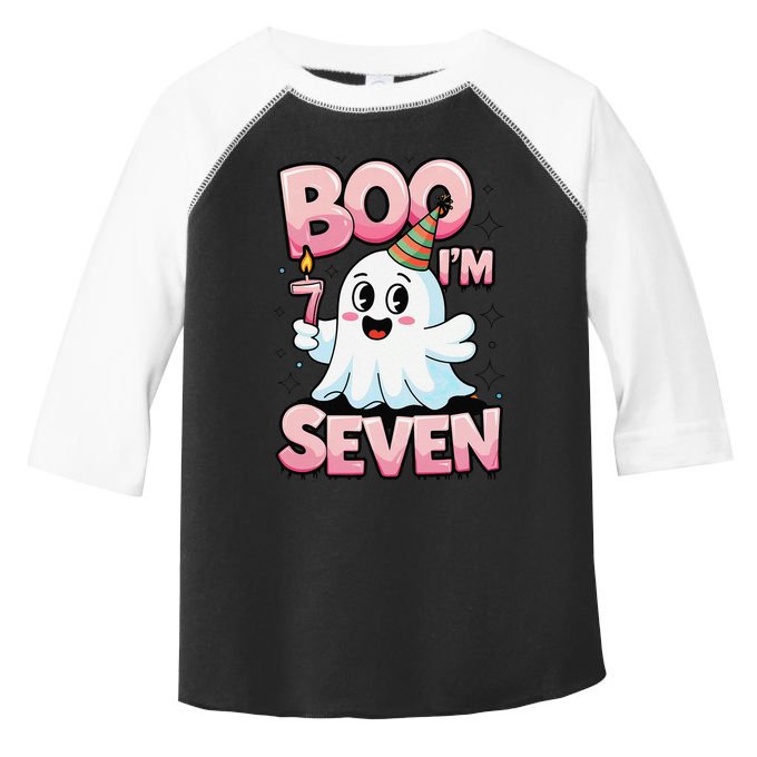 Boo IM Seven Ghost Theme For October Toddler Fine Jersey T-Shirt