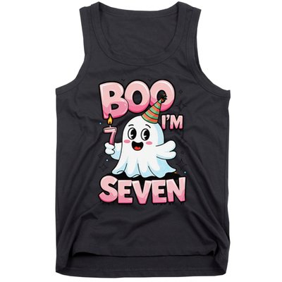 Boo IM Seven Ghost Theme For October Tank Top