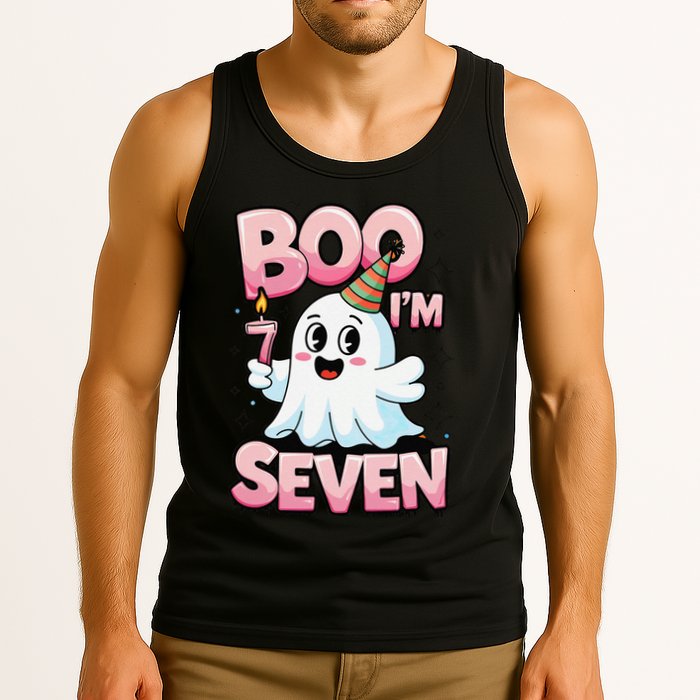 Boo IM Seven Ghost Theme For October Tank Top