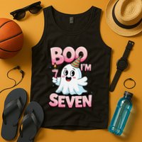 Boo IM Seven Ghost Theme For October Tank Top