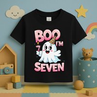 Boo IM Seven Ghost Theme For October Toddler T-Shirt