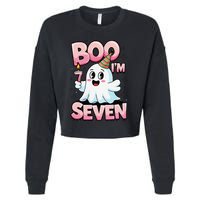 Boo IM Seven Ghost Theme For October Cropped Pullover Crew