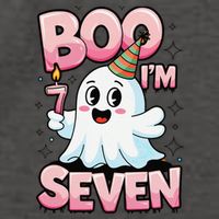 Boo IM Seven Ghost Theme For October Vector Backpack
