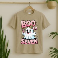 Boo IM Seven Ghost Theme For October T-Shirt