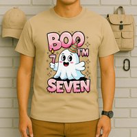 Boo IM Seven Ghost Theme For October T-Shirt