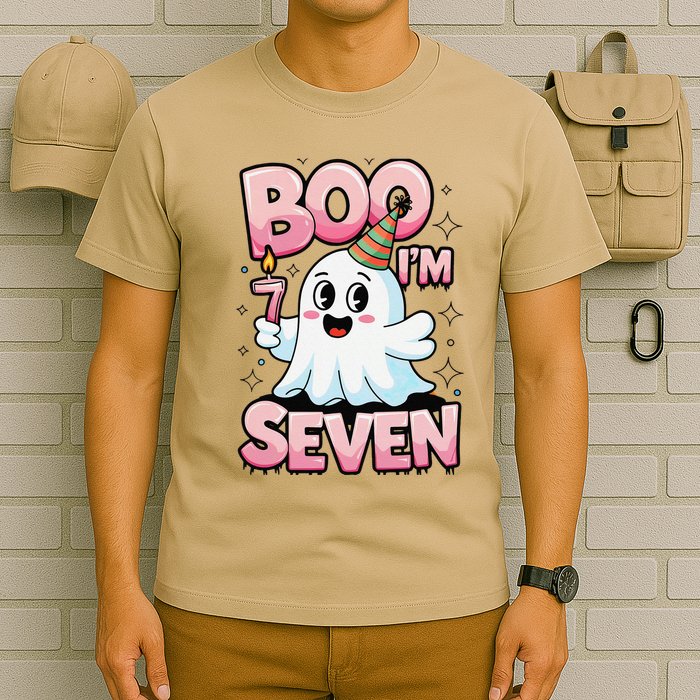 Boo IM Seven Ghost Theme For October T-Shirt