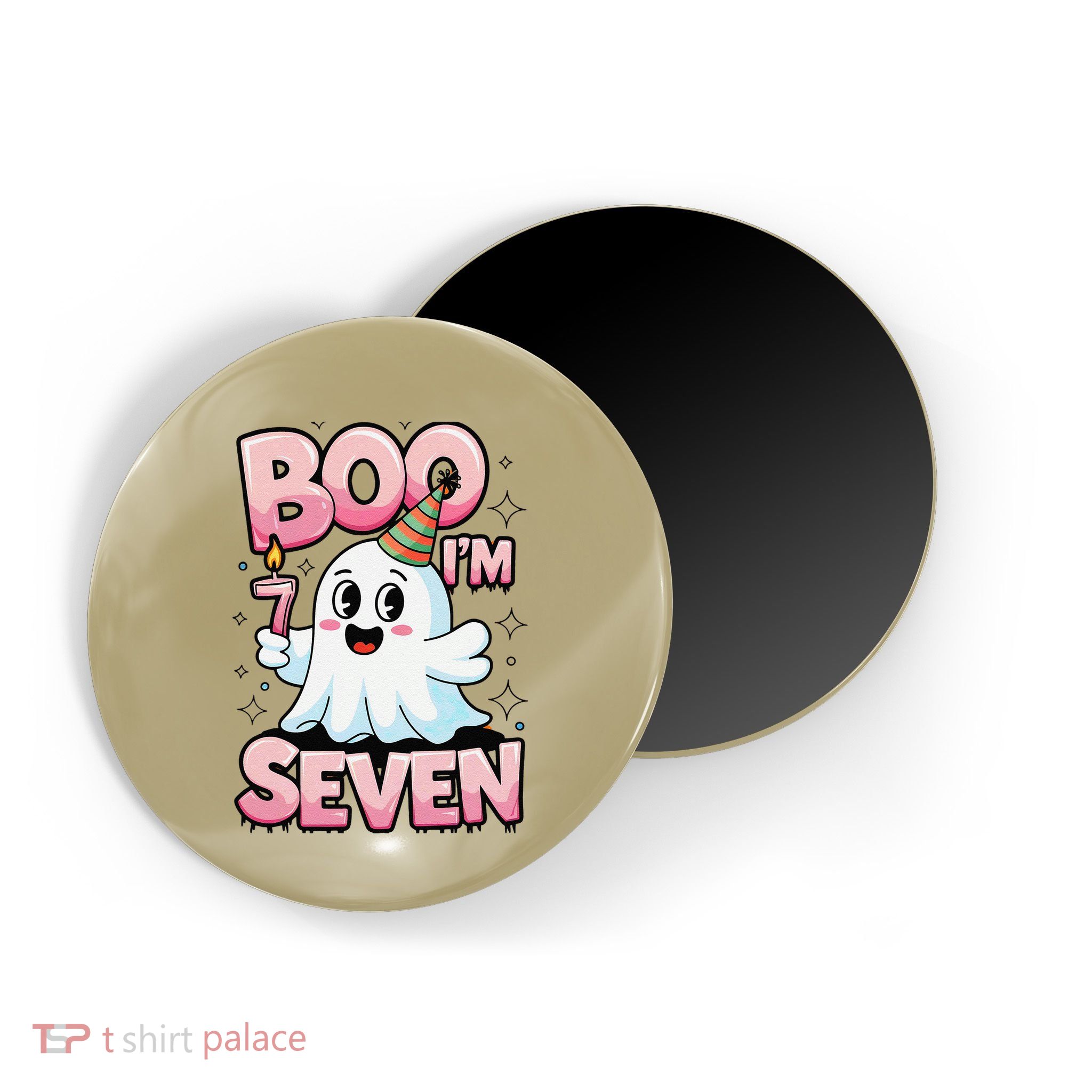 Boo IM Seven Ghost Theme For October Magnet