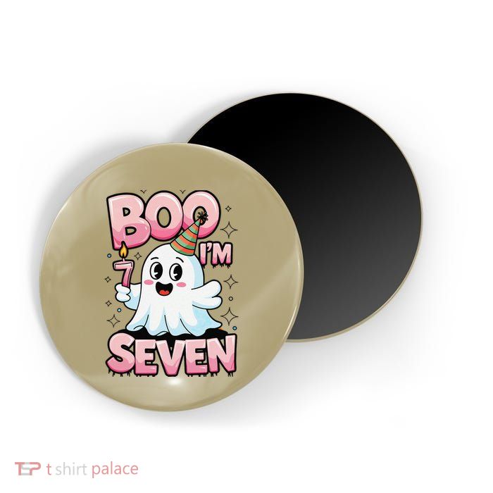 Boo IM Seven Ghost Theme For October Magnet