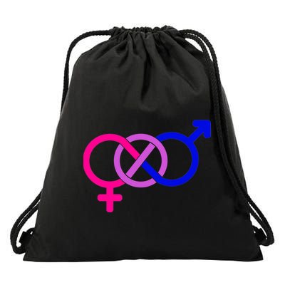 Bisexual Bi Pride Shirt Gay Parade LGBTQ Drawstring Bag