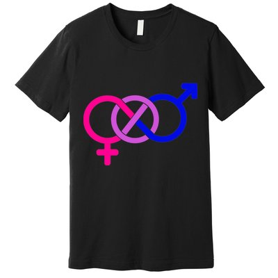 Bisexual Bi Pride Shirt Gay Parade LGBTQ Premium T-Shirt