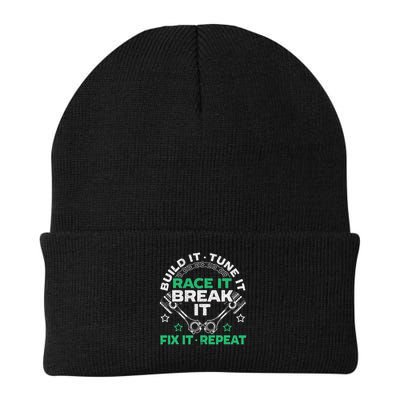 Build It Tune It Race It Break It Fix It Repeat Motorsport Knit Cap Winter Beanie