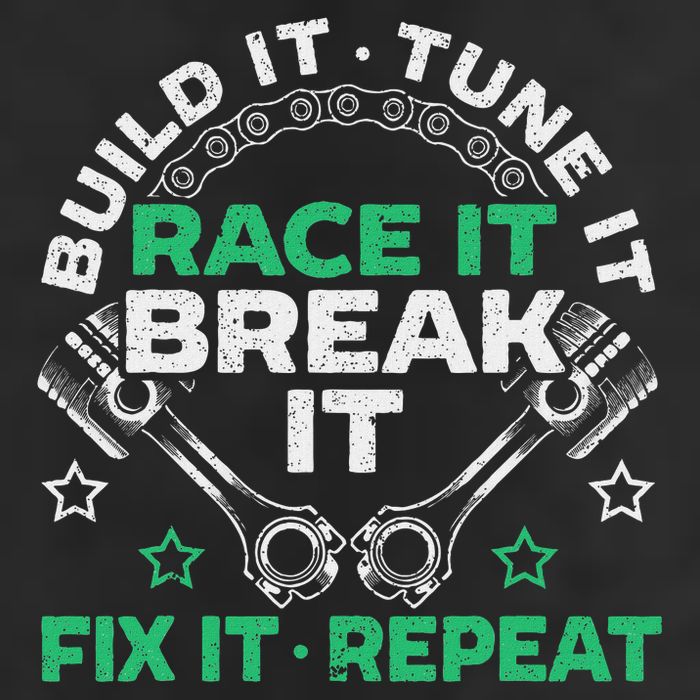 Build It Tune It Race It Break It Fix It Repeat Motorsport Trucker Hat