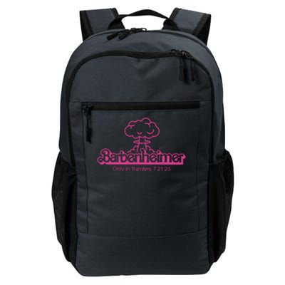 Barbenheimer In Theaters 7 21 23 Barb!e Oppenheimer Barb!e Movie Daily Commute Backpack