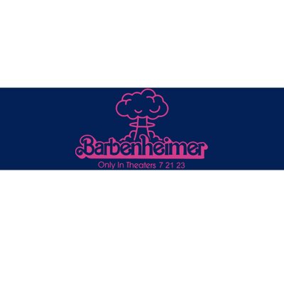 Barbenheimer In Theaters 7 21 23 Barb!e Oppenheimer Barb!e Movie Bumper Sticker