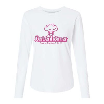 Barbenheimer In Theaters 7 21 23 Barb!e Oppenheimer Barb!e Movie Womens Cotton Relaxed Long Sleeve T-Shirt