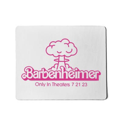 Barbenheimer In Theaters 7 21 23 Barb!e Oppenheimer Barb!e Movie Mousepad