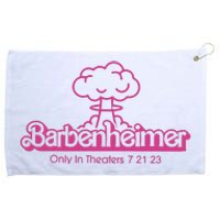 Barbenheimer In Theaters 7 21 23 Barb!e Oppenheimer Barb!e Movie Grommeted Golf Towel