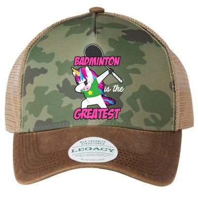 Badminton Is The Greatest Badminton Player Shuttlecock Sport Funny Gift Legacy Tie Dye Trucker Hat